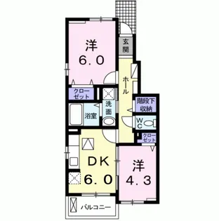 ミルト【1階】の間取り
