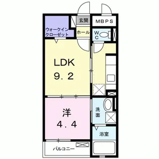 パル池田2【2階】の間取り