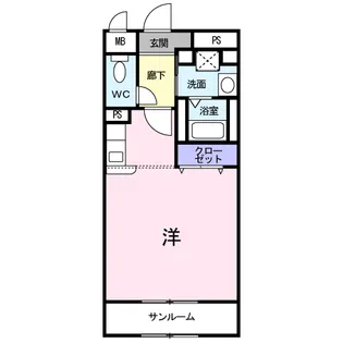 シャルマンロード【2階】の間取り