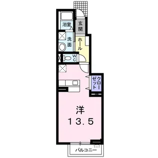 アウローラ松風【1階】の間取り