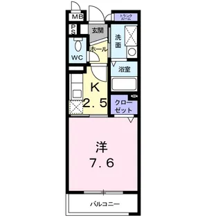 セトル壱番館【1階】の間取り