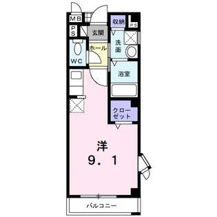 ローレル黒田【2階】の間取り