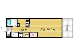 リヴェール曽根【103号室号室】の間取り