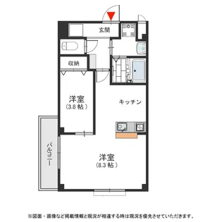 ハイズコート武庫川【306号室号室】の間取り