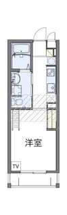 レオパレス清荒神LA1【1階】の間取り
