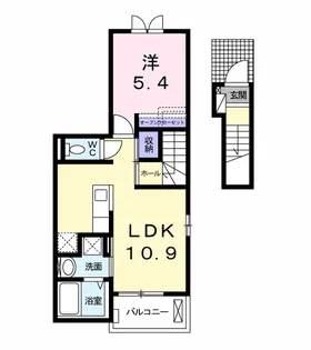 茶園館【2階】の間取り