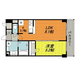 VEGA(ヴィーガ)【3階】の間取り