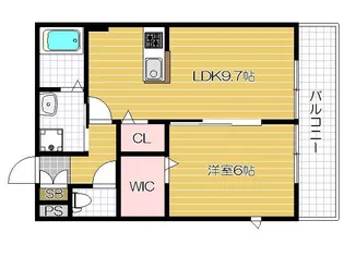 ヴィラ・グレイス C【103号室号室】の間取り
