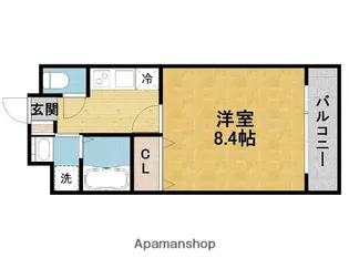 ロイヤルコート岡町【5階】の間取り