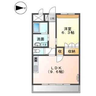 エスポワール・アイ【2階】の間取り