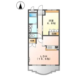 URBAN HILLS SAITOⅠ【3階】の間取り