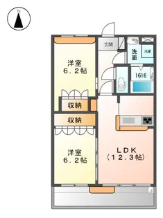BRAVOURE (ブラヴール)【302号室】の間取り