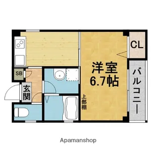ファーストアベニュー【302号室】の間取り