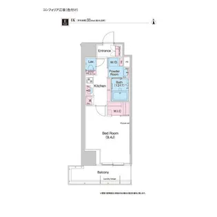 コンフォリア江坂【4階】の間取り