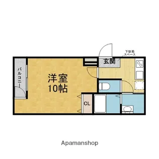 フジパレス豊中曽根Ⅱ番館【1階】の間取り