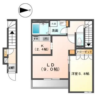 FONTE【2階】の間取り