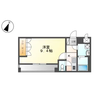 プルミエール宝塚【102号室】の間取り