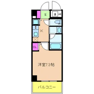 ラフォルテ南塚口【3階】の間取り