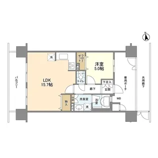 エスリード豊中少路【0505号室】の間取り