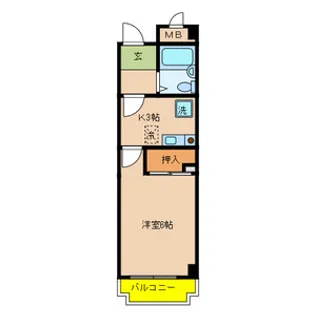 ブライトンヒルズ箕面【2階】の間取り