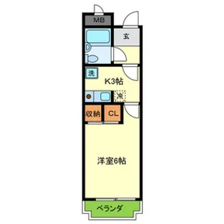 ブライトンヒルズ箕面【2階】の間取り