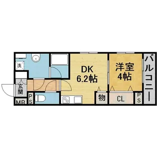 シェトワ千里山【3階】の間取り