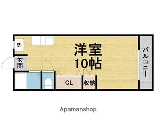 ラポール蛍池【2階】の間取り