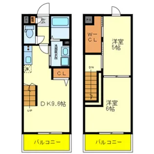 リーガランド南塚口【3階】の間取り
