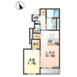 エトワールシャトー?【1階】の間取り