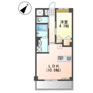 クロシェット ラクテ【3階】の間取り