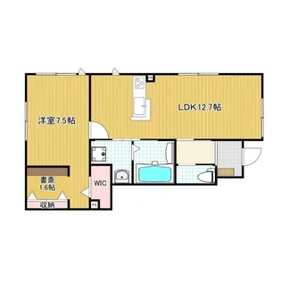 ラディエンス逆瀬川【103号室号室】の間取り