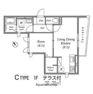 シリウス千里中央【1階】の間取り