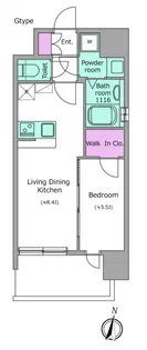 レジュールアッシュ三国本町【9階】の間取り