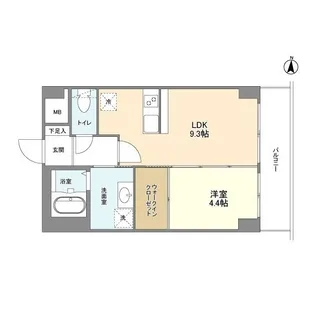 サイレンス服部【3階】の間取り