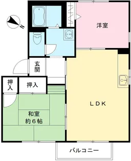 佐伯ハイツ【201号室号室】の間取り