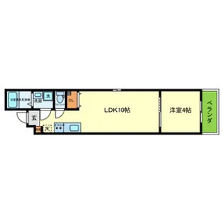 プラティーク池田【2階】の間取り