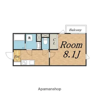 ベリッシモ曽根WⅣ【3階】の間取り