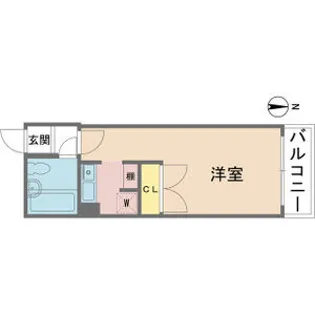 ラ・ロッカ【1階】の間取り