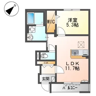 グランブーケ【1階】の間取り