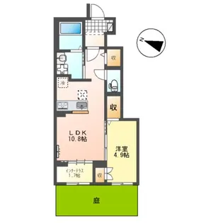 メゾン・ド・プランタン【103号室】の間取り