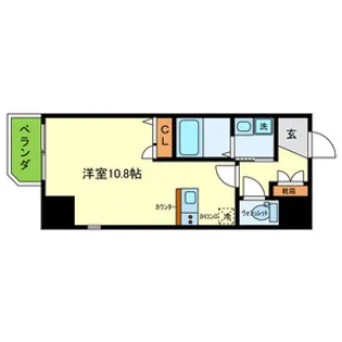 ONLYONE川西小花苑【6階】の間取り