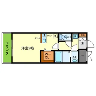 ONLYONE川西小花苑【5階】の間取り