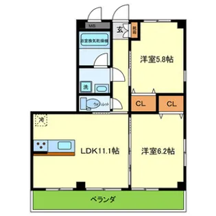 ラフィーネ【3階】の間取り