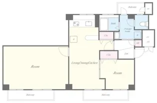 View Terrace売布II【4階】の間取り