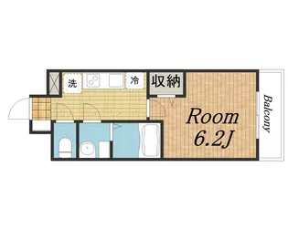 プレサンス庄内ブレイシス【8階】の間取り
