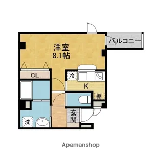 LUMBINI桜塚【2階】の間取り