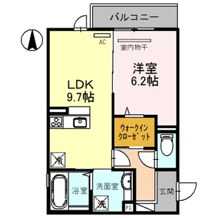 プライムコート【3階】の間取り