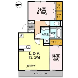 MEDUSELD 北棟【3階】の間取り