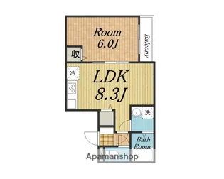 メゾンみけ【302.号室】の間取り