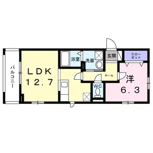 エクセル宝塚【2階】の間取り